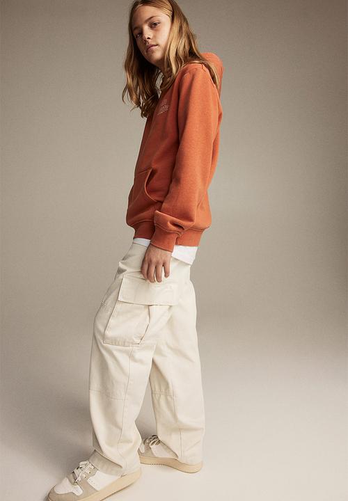 H&M - Cotton cargo trousers - white