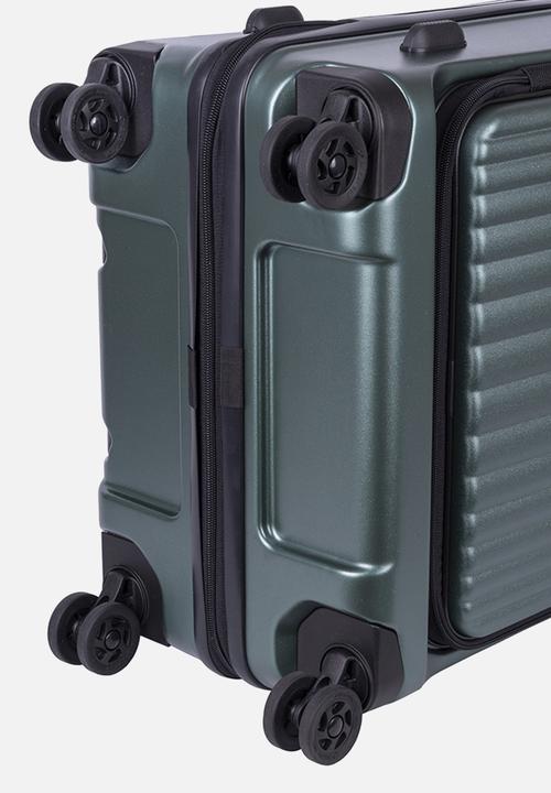 Cellini - Tri Pak 4 Wheel Trolley Case - Green