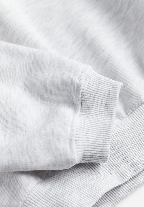 H&M - Oversized sweatshirt - light grey marl/harvard