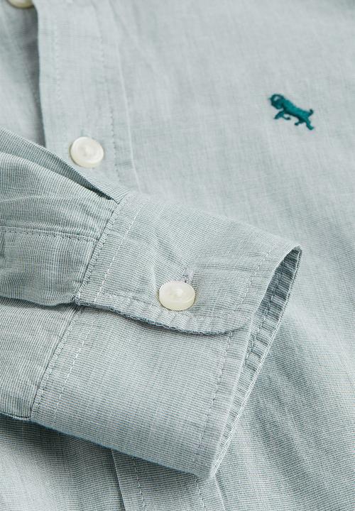 H&M - Cotton shirt - light green