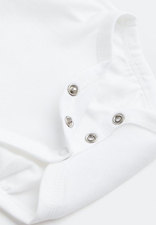 H&M - Collared bodysuit - white