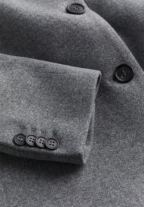 H&M - Single-breasted jacket - dark grey