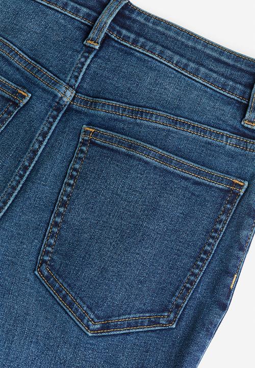 H&M - Skinny regular jeans - dark denim blue