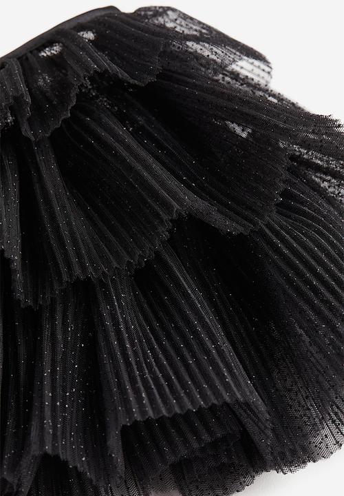 H&M - Tiered tulle cape - black, multi