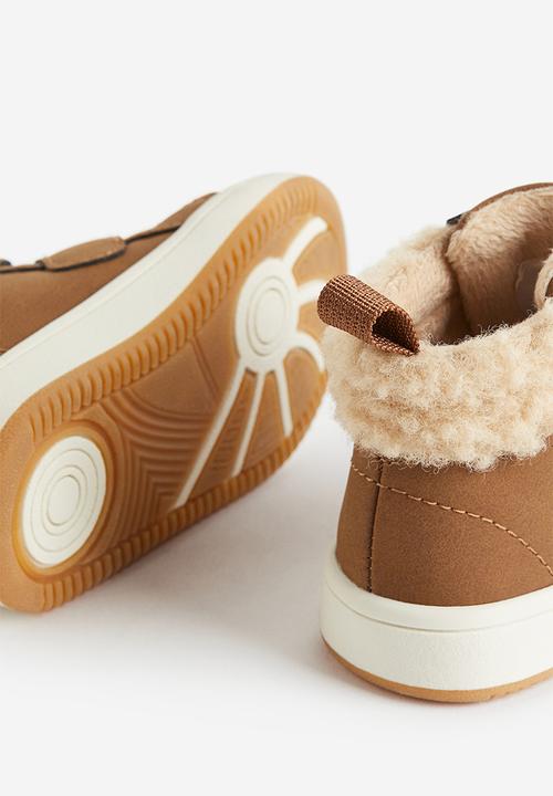 H&M - Warm-lined hi-top trainers - brown