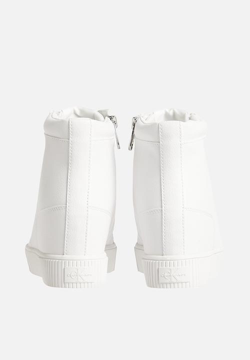 Calvin Klein - Hidden wedge cupsole laceup wn - bright white/silver