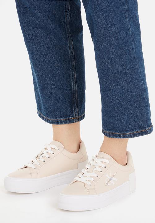 Calvin Klein - Bold vulc flatform laceup lth wn - Whisper Pink/Dew