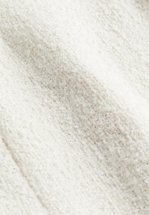 H&M - Bouclé dress - white