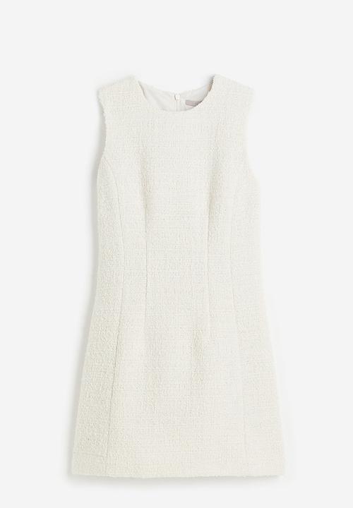 H&M - Bouclé dress - white