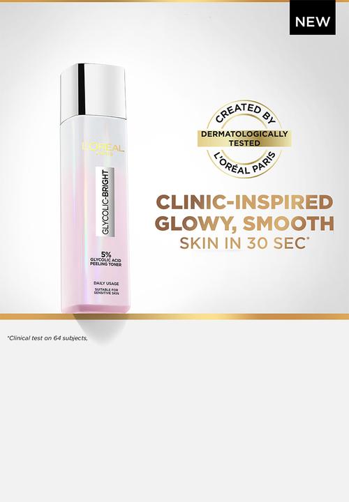 L'Oreal Paris - Glycolic Bright Peeling Toner 128ml
