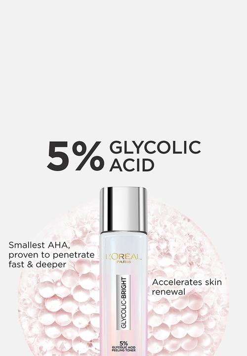 L'Oreal Paris - Glycolic Bright Peeling Toner 128ml