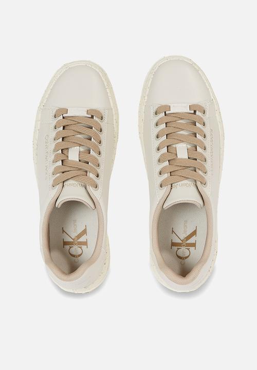 Calvin Klein - Bold vulc flatf low laceup wn - Eggshell/Travertine