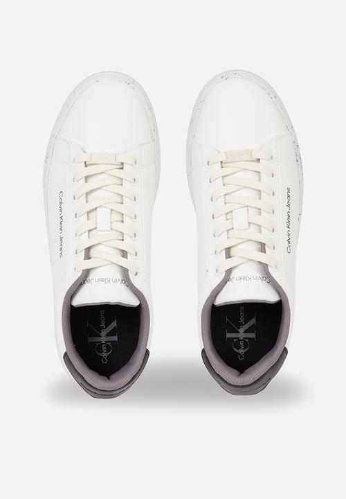 Calvin Klein - Classic cupsole spec sol - Bright White/Creamy White/Stormf