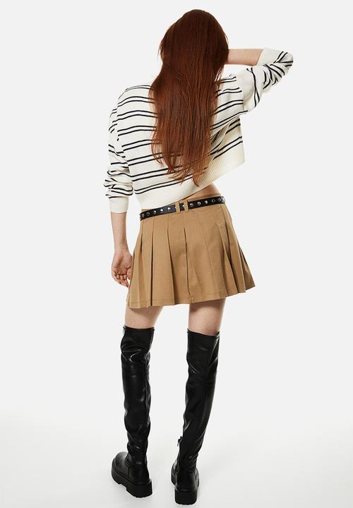 H&M - Jumper - cream striped
