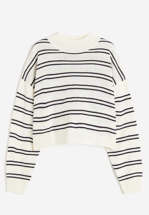 H&M - Jumper - cream striped
