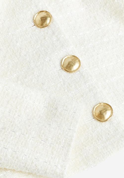 H&M - Cropped blazer - cream