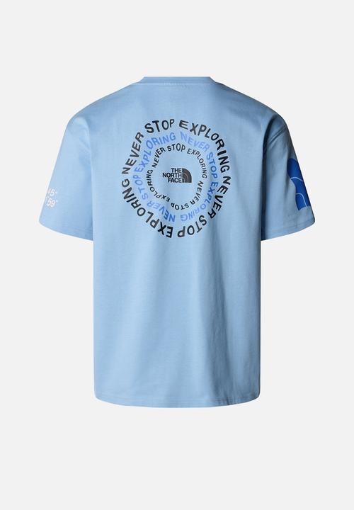 The North Face - U Nse Graphic Short Sleeve Tee - Steel Blue (Qeo)
