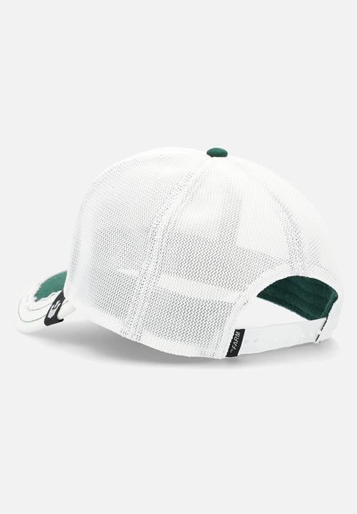 Goorin Bros. - Silky cow distressed denim trucker - white