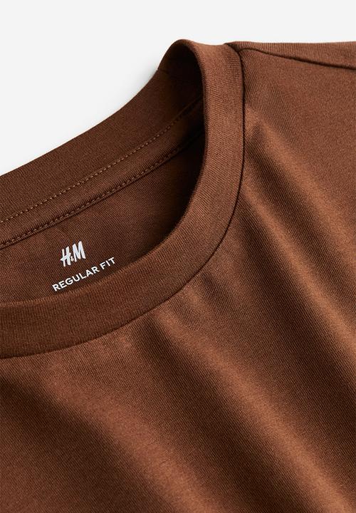 H&M - Regular fit T-shirt - brown