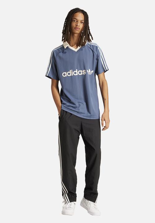 adidas Originals - Stripe Jersey - mid-blue