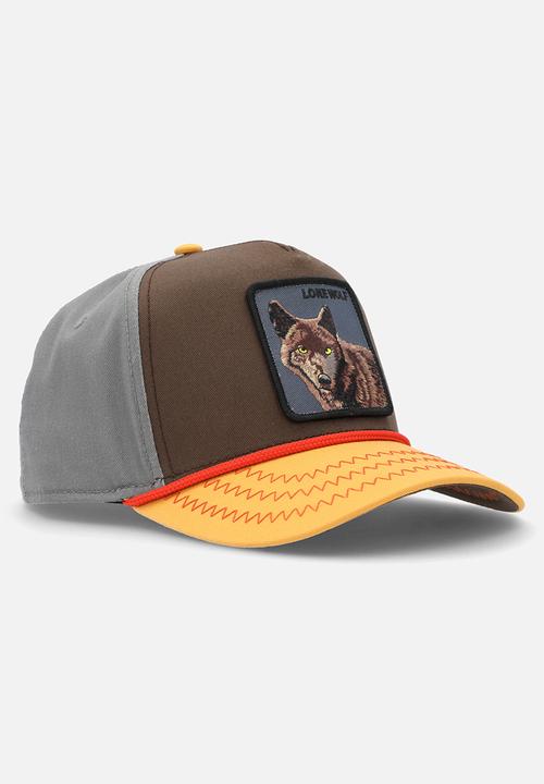 Goorin Bros. - Lone wolf 100full canvas cap - brown