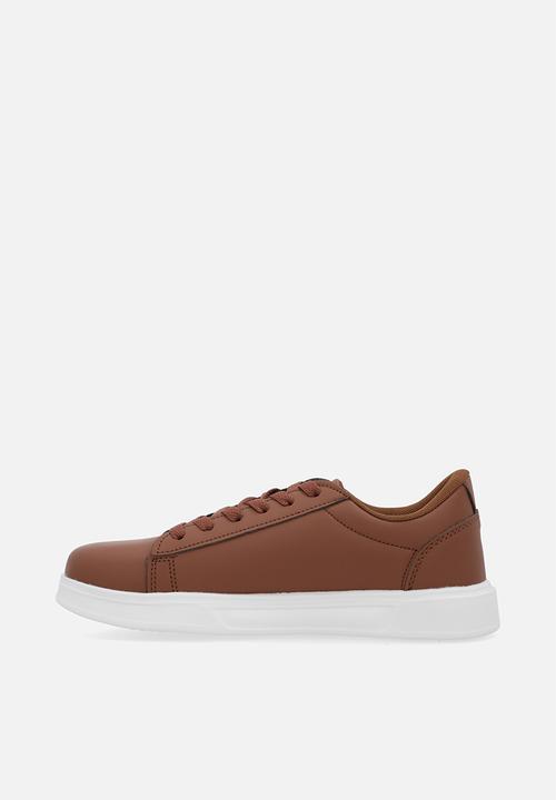 Pop Candy - Lace up sneakers - brown