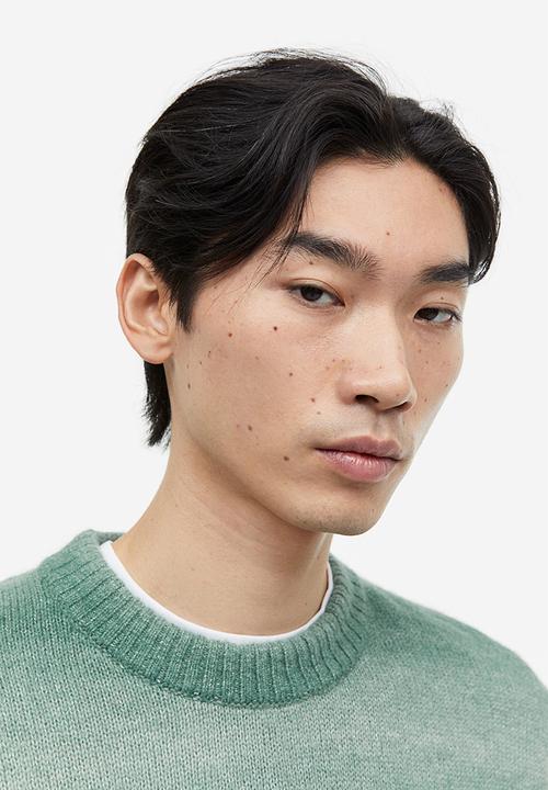 H&M - Regular fit jumper - green/striped