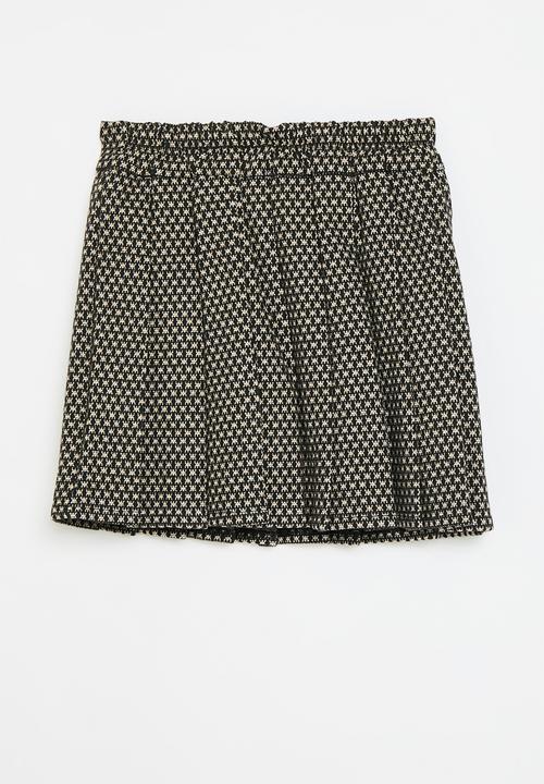 Pop Candy - Printed skirt - black & white