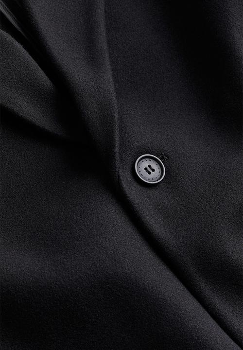 H&M - Wool-blend coat - black