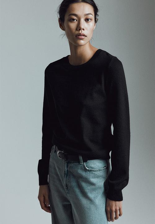 H&M - Fine-knit jumper - black