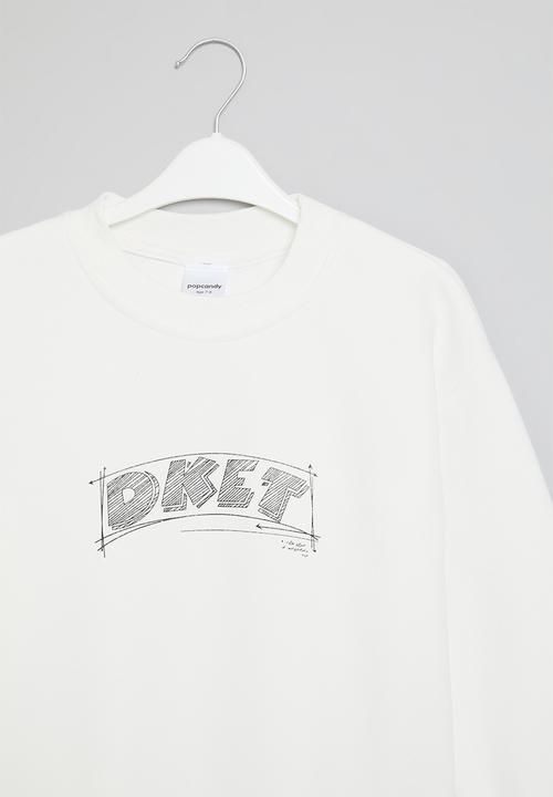Pop Candy - Printed sweat top - white