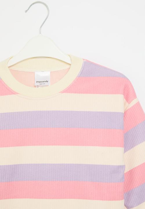 Pop Candy - Striped sweat top - multi