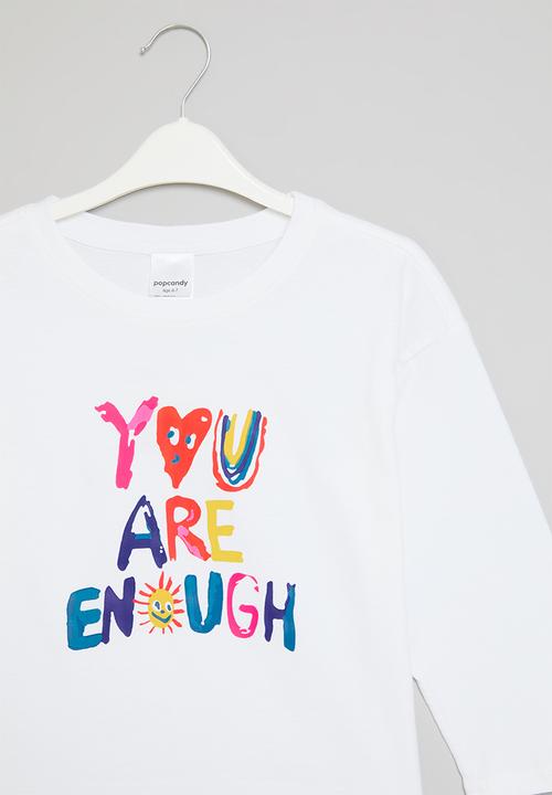 Pop Candy - Printed tee - white