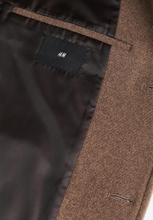 H&M - Wool-blend coat - dark beige
