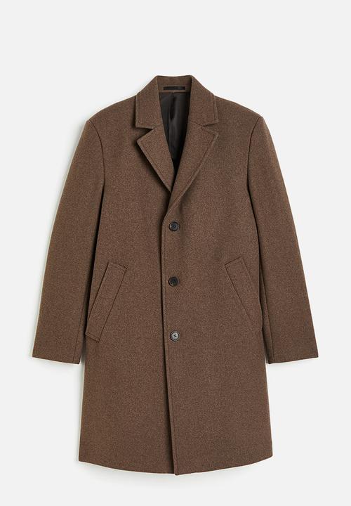 H&M - Wool-blend coat - dark beige