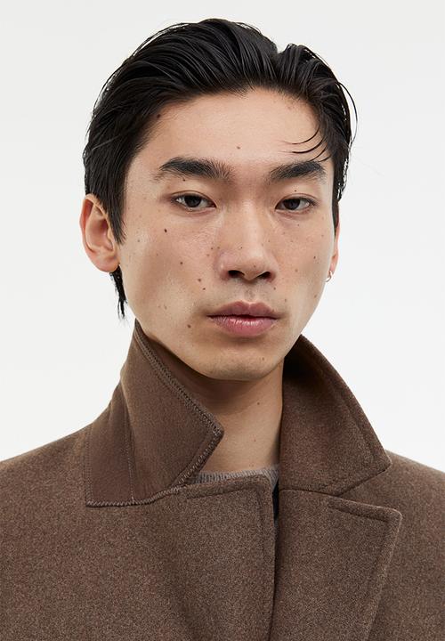 H&M - Wool-blend coat - dark beige