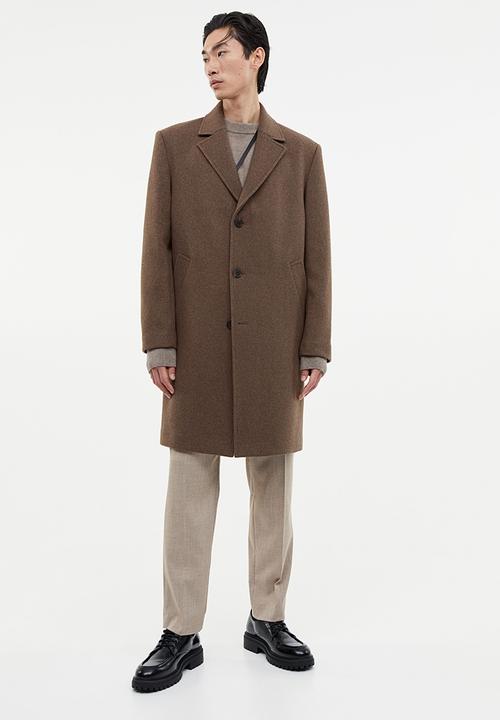 H&M - Wool-blend coat - dark beige