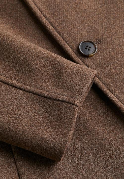 H&M - Wool-blend coat - dark beige