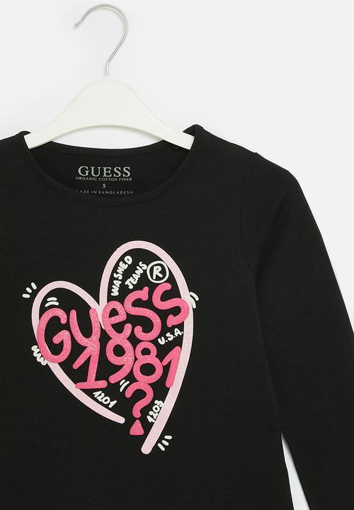 GUESS - Long sleeve T-shirt - jet black 