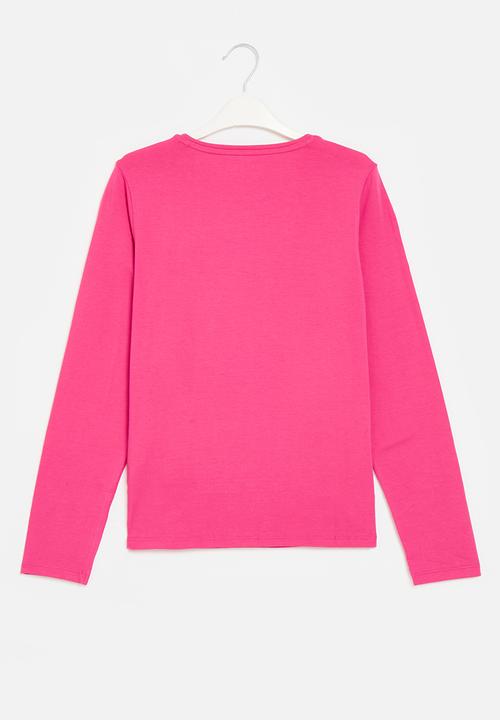 GUESS - Long sleeve T-shirt - sateen fuchsia