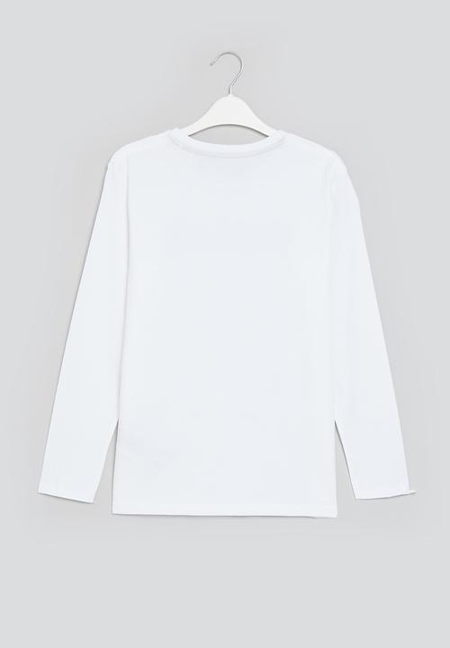 GUESS - Long sleeve T-shirt - pure white