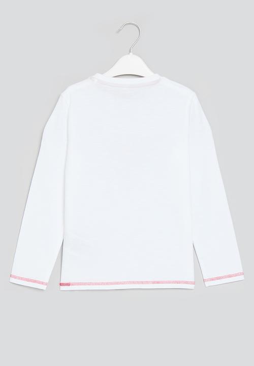GUESS - Long sleeve T-shirt - pure white