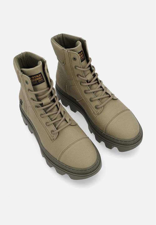 G-STAR - Noxer high canvas w - olive