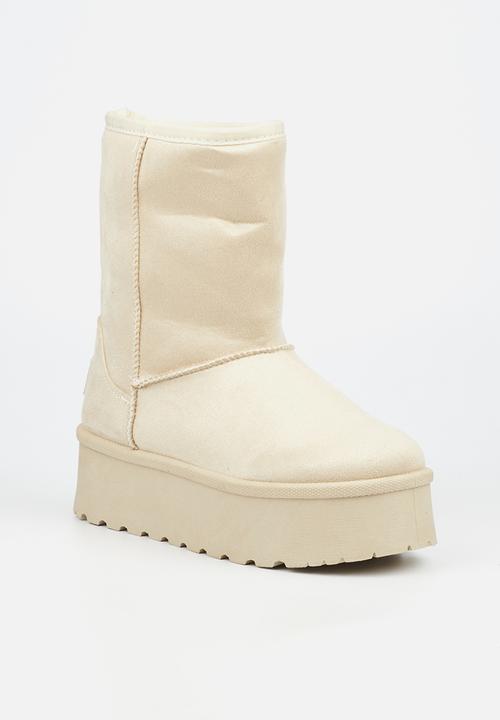 Miss Black - Bae 2 slip-on boot - bone