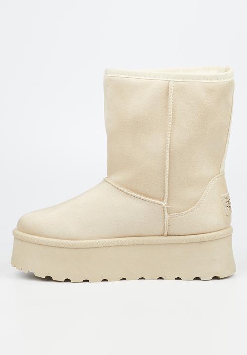 Miss Black - Bae 2 slip-on boot - bone