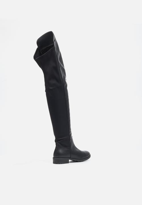 Miss Black - Krabi 1 over the knee boot - black