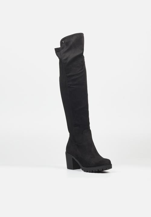 Butterfly Feet - Noel 1 over knee boot - black