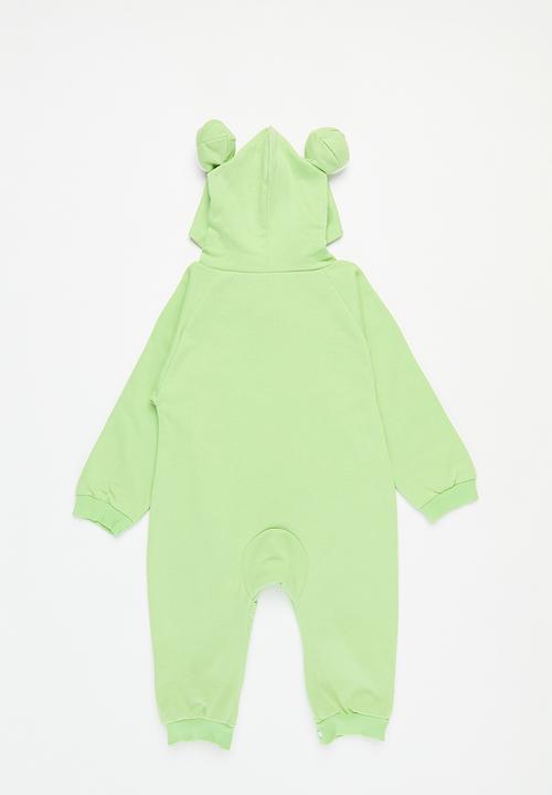 Pop Candy - Hooded romper - green