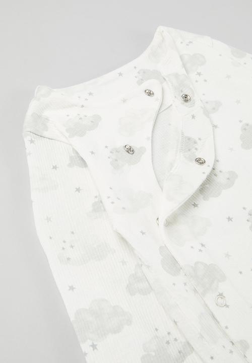 Pop Candy - Printed sleepsuit - white
