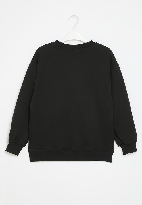 Pop Candy - Printed sweat top - black